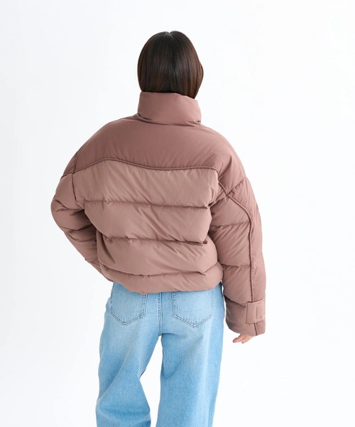ROXY（ロキシー）の「MEET UP/ロキシーダウンジャケット（ダウンジャケット/コート・レディース・ブラウン/パープル/ブラック・SMALL/MEDIUM/LARGE）」の16枚目の写真