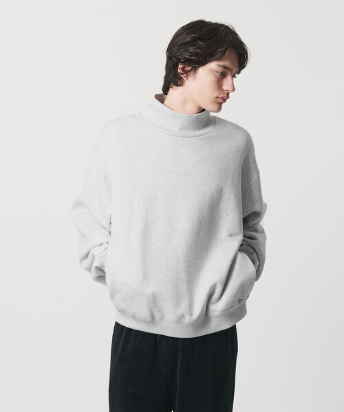 新品タグ付【モンキータイムMONKEYTIME】ダメージスウェット ライトグレー モンキータイム スウェット monkey time＞ FRCH/TRY DSTRD CREW