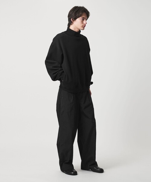 MONKEY TIME（モンキータイム）の「テリーフリース ハイネック スウェット（スウェット・メンズ・ライトグレー/ブラック・S/M/L/XL）」の18枚目の写真