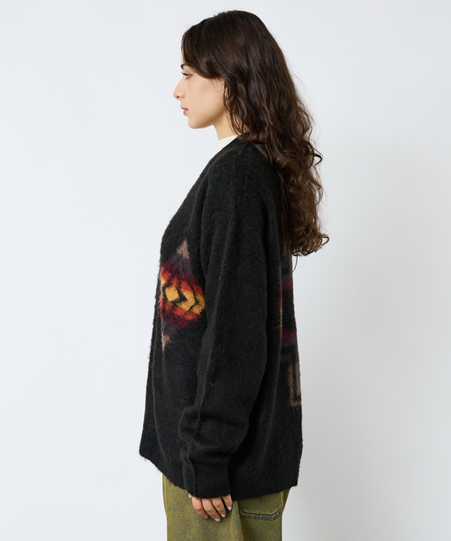 PENDLETON（ペンドルトン）の「【PENDLETON / ペンドルトン】Shaggy Cardigan / シャギー カーディガン/ユニセックス（スウェット・メンズ・ベージュ/アイボリー/ブラック・L/M）」の12枚目の写真