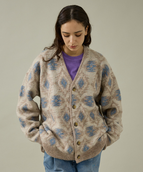 PENDLETON（ペンドルトン）の「【PENDLETON / ペンドルトン】Shaggy Cardigan / シャギー カーディガン/ユニセックス（スウェット・メンズ・ベージュ/アイボリー/ブラック・L/M）」の19枚目の写真