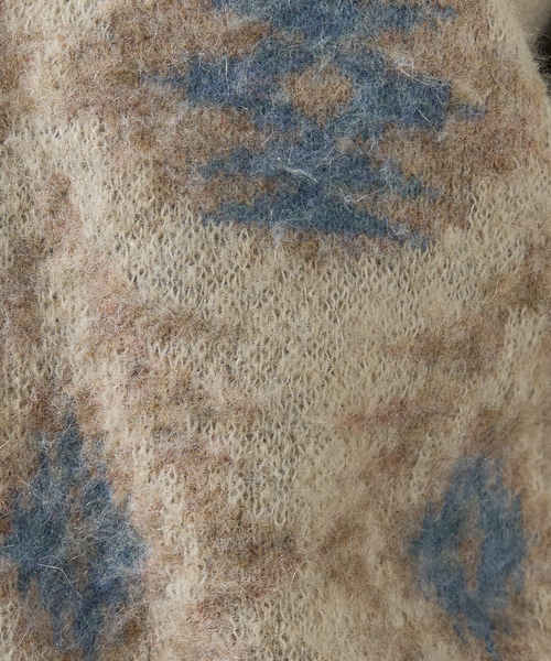 PENDLETON（ペンドルトン）の「【PENDLETON / ペンドルトン】Shaggy Cardigan / シャギー カーディガン/ユニセックス（スウェット・メンズ・ベージュ/アイボリー/ブラック・L/M）」の20枚目の写真