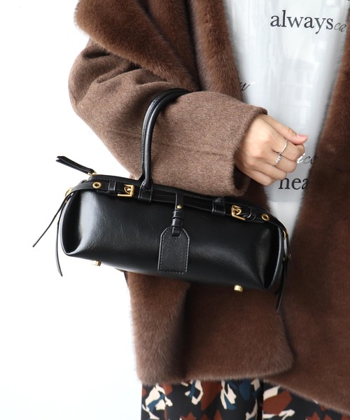 Three Four Time（ｽﾘｰﾌｫｰﾀｲﾑ）の「Wベルトショルダーバッグ（ショルダーバッグ・レディース・ブラック/ブラウン/レッド・FREE）」の4枚目の写真