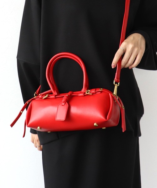 Three Four Time（ｽﾘｰﾌｫｰﾀｲﾑ）の「Wベルトショルダーバッグ（ショルダーバッグ・レディース・ブラック/ブラウン/レッド・FREE）」の9枚目の写真