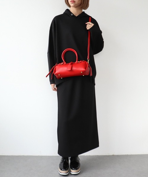 Three Four Time（ｽﾘｰﾌｫｰﾀｲﾑ）の「Wベルトショルダーバッグ（ショルダーバッグ・レディース・ブラック/ブラウン/レッド・FREE）」の12枚目の写真