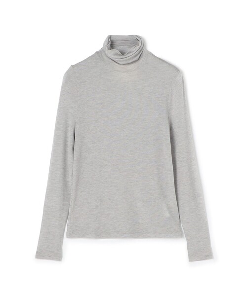 v::room（ヴィルーム）の「V;room シアータートルネックプルオーバー（Tシャツ/カットソー・レディース・イエロー/ライトグレー/ホワイト/ブラウン・1）」の3枚目の写真