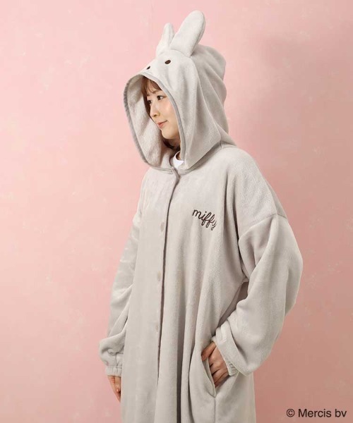 Miffy（ ミッフィー）の「ミッフィーふわもこなりきりガウン（ガウン/バスローブ・レディース・オフホワイト/ベージュ・FREE）」の10枚目の写真