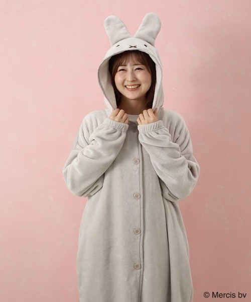 Miffy（ ミッフィー）の「ミッフィーふわもこなりきりガウン（ガウン/バスローブ・レディース・オフホワイト/ベージュ・FREE）」の11枚目の写真