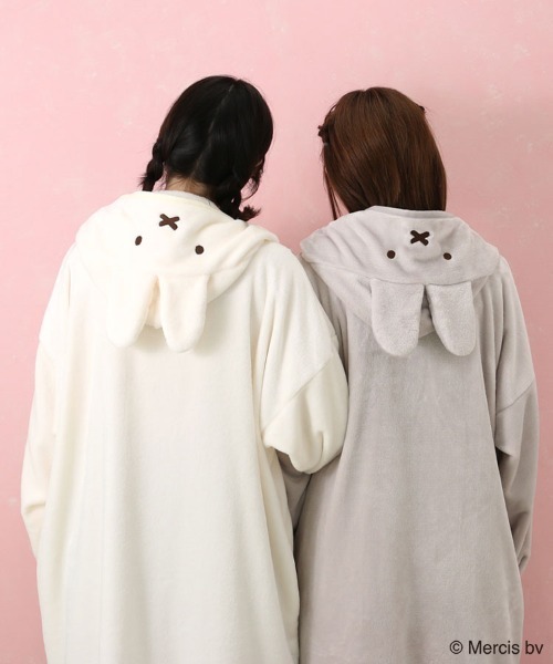 Miffy（ ミッフィー）の「ミッフィーふわもこなりきりガウン（ガウン/バスローブ・レディース・オフホワイト/ベージュ・FREE）」の17枚目の写真