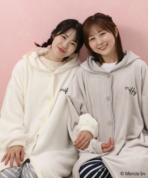 Miffy（ ミッフィー）の「ミッフィーふわもこなりきりガウン（ガウン/バスローブ・レディース・オフホワイト/ベージュ・FREE）」の18枚目の写真