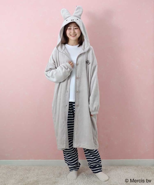 Miffy（ ミッフィー）の「ミッフィーふわもこなりきりガウン（ガウン/バスローブ・レディース・オフホワイト/ベージュ・FREE）」の13枚目の写真