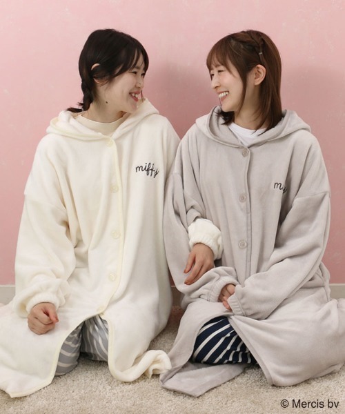 Miffy（ ミッフィー）の「ミッフィーふわもこなりきりガウン（ガウン/バスローブ・レディース・オフホワイト/ベージュ・FREE）」の19枚目の写真