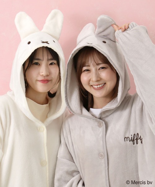 Miffy（ ミッフィー）の「ミッフィーふわもこなりきりガウン（ガウン/バスローブ・レディース・オフホワイト/ベージュ・FREE）」の20枚目の写真
