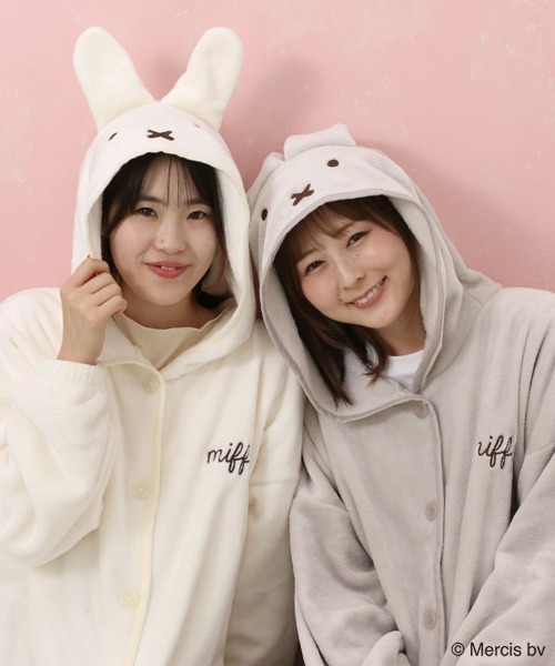 Miffy（ ミッフィー）の「ミッフィーふわもこなりきりガウン（ガウン/バスローブ・レディース・オフホワイト/ベージュ・FREE）」の21枚目の写真