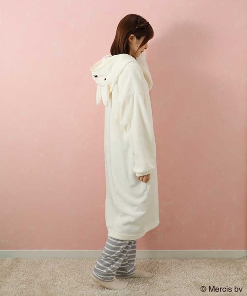 Miffy（ ミッフィー）の「ミッフィーふわもこなりきりガウン（ガウン/バスローブ・レディース・オフホワイト/ベージュ・FREE）」の8枚目の写真