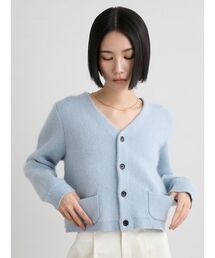 MIESROHE | ウォッシャブルコンパクトシャギーＶカーデ(カーディガン/ボレロ)