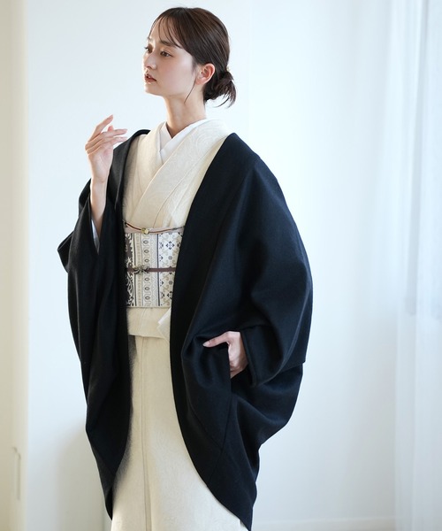 utatane（ウタタネ）の「和装コート ノーカラー 日本製（ノーカラー