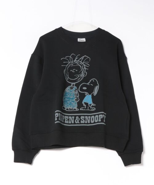 RATTLE TRAP（ラトルトラップ）の「PEANUTS PIGPEN&SNOOPY SWT（Tシャツ/カットソー・メンズ・ブラック/ホワイト・L/M）」の2枚目の写真