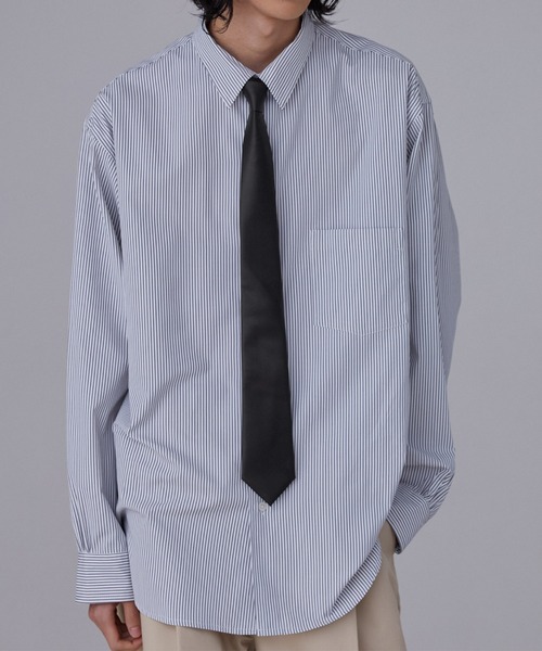 LUENNA（ルエナ）の「【LUENNA】Essential Narrow Dress Tie / エッセンシャルナロードレスタイ(ネクタイ)（ネクタイ・メンズ・ブラック/グレー・FREE）」の10枚目の写真