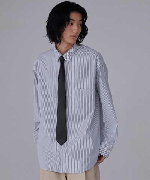 LUENNA（ルエナ）の「【LUENNA】Essential Narrow Dress Tie / エッセンシャルナロードレスタイ(ネクタイ)（ネクタイ・メンズ・ブラック/グレー・FREE）」の11枚目の写真
