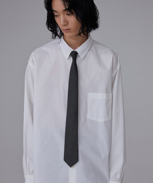 LUENNA（ルエナ）の「【LUENNA】Essential Narrow Dress Tie / エッセンシャルナロードレスタイ(ネクタイ)（ネクタイ・メンズ・ブラック/グレー・FREE）」の17枚目の写真
