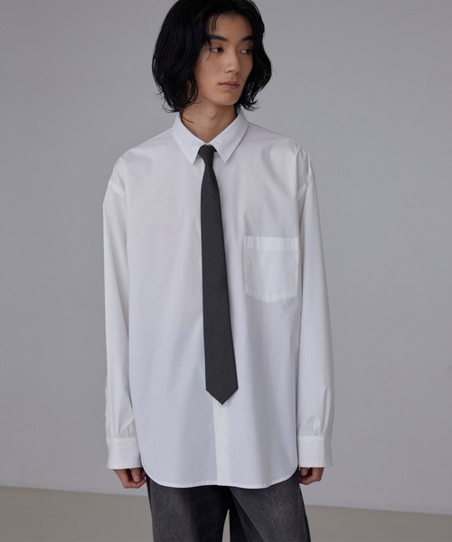 LUENNA（ルエナ）の「【LUENNA】Essential Narrow Dress Tie / エッセンシャルナロードレスタイ(ネクタイ)（ネクタイ・メンズ・ブラック/グレー・FREE）」の18枚目の写真