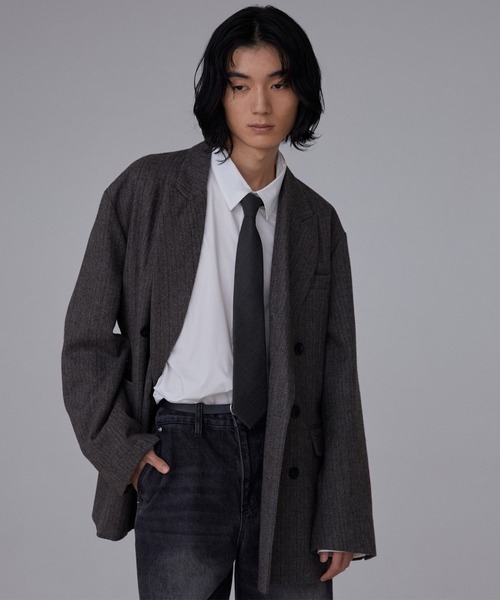 LUENNA（ルエナ）の「【LUENNA】Essential Narrow Dress Tie / エッセンシャルナロードレスタイ(ネクタイ)（ネクタイ・メンズ・ブラック/グレー・FREE）」の20枚目の写真