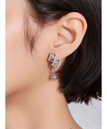 GYDA | JEYSUS GGラインストーンピアス(ピアス(両耳用))