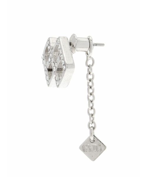 GYDA（ジェイダ）の「JEYSUS GGラインストーンピアス（ピアス（両耳用）・レディース・ゴールド/シルバー・FREE）」の6枚目の写真