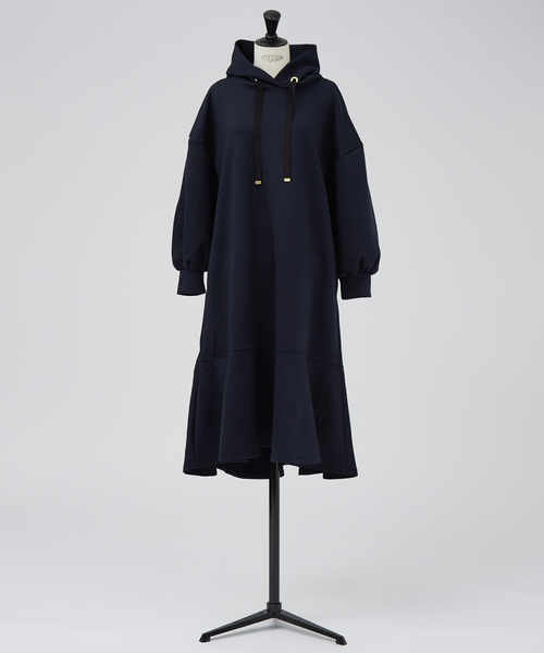 DESIGNWORKS(デザインワークス)の「【追加】ダンボールフードワンピース(ワンピース・レディース・カーキ/ブラック/グレー・フリー)」の14枚目の写真