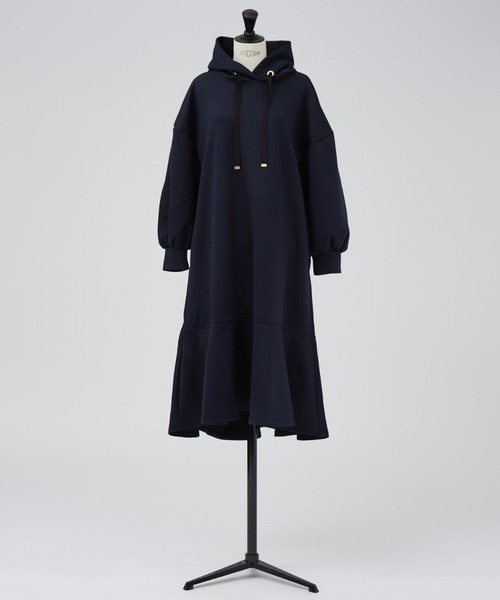 DESIGNWORKS(デザインワークス)の「【追加】ダンボールフードワンピース(ワンピース・レディース・カーキ/ブラック/グレー・フリー)」の20枚目の写真