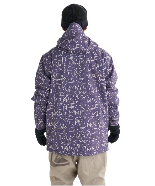 Quiksilver(クイックシルバー)の「MISSION PRINTED BLOC/クイックシルバースキースノーボードウェア(ジャケット)(マウンテンパーカー・メンズ・ブラック/パープル・SMALL/MEDIUM/LARGE)」の12枚目の写真