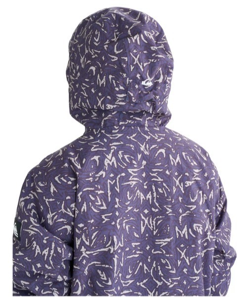 Quiksilver(クイックシルバー)の「MISSION PRINTED BLOC/クイックシルバースキースノーボードウェア(ジャケット)(マウンテンパーカー・メンズ・ブラック/パープル・SMALL/MEDIUM/LARGE)」の15枚目の写真