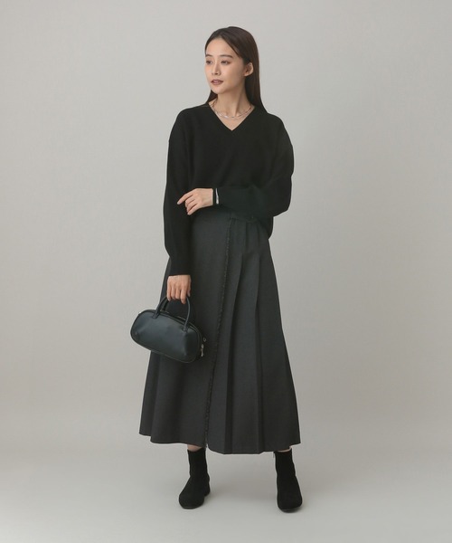 セール】MATINEE LINE/ウールライク/プリーツスカート/601506