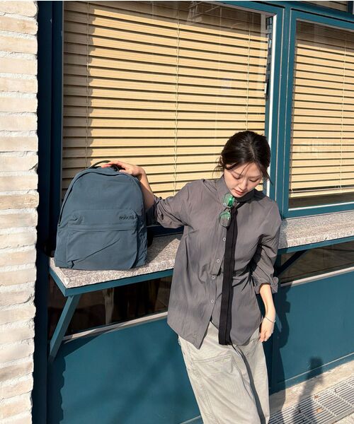 NOHANT(ノアン)の「NYLON DAYPACK TEAL GREEN(バックパック/リュック・レディース・ダークグリーン・FREE)」の6枚目の写真