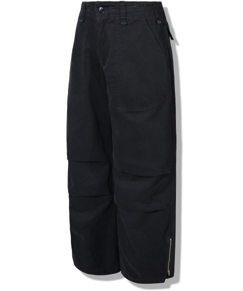 GUBIN(グビン)の「ヴィンテージピンタックコットンパンツ - ブラック(その他パンツ・レディース・その他・MEDIUM/LARGE)」の1枚目の写真