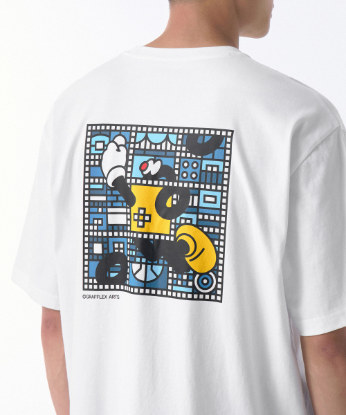 MUSINSA STANDARD（ムシンサスタンダード）の「グラフレックス_オフザフレームTシャツ[ホワイト]（Tシャツ/カットソー・メンズ・その他・MEDIUM/LARGE/X-LARGE/XX-LARGE）」の4枚目の写真