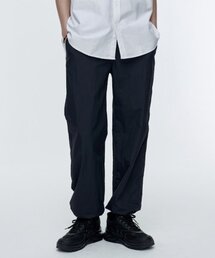 ナイロンワイドストリングパンツ[ダークグレー]