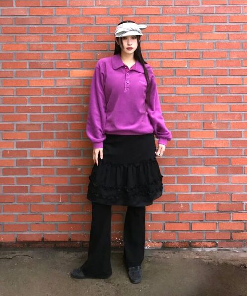 TYPESERVICE（タイプサービス）の「Buttoned Fleece Top [Pink]（スウェット・レディース・その他・FREE）」の14枚目の写真