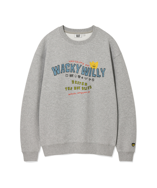 Wacky WiLLy（ワッキーウィリー）の「キキタイポ スウェット グレー（スウェット・レディース・その他・SMALL/MEDIUM/LARGE/X-LARGE）」の2枚目の写真