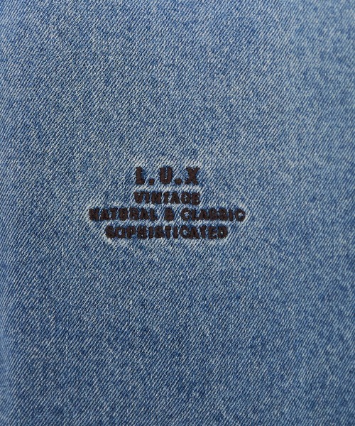 デニムバンドカラーシャツ（シャツ/ブラウス）｜PUAL CE CIN