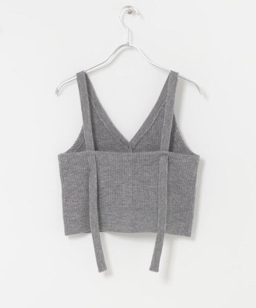 KBF（ケイビーエフ）の「2WAYニットビスチェ（その他トップス・レディース・レッド/グレー・ONE）」の22枚目の写真