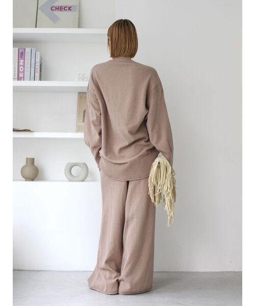 Ungrid（アングリッド）の「ミニループヤーンワイドニットパンツ（その他パンツ・レディース・ブラウン/アイボリー・FREE）」の15枚目の写真