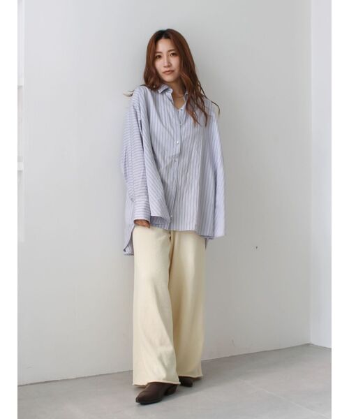 Ungrid（アングリッド）の「ミニループヤーンワイドニットパンツ（その他パンツ・レディース・ブラウン/アイボリー・FREE）」の17枚目の写真