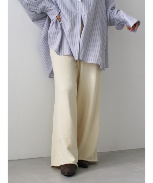 Ungrid（アングリッド）の「ミニループヤーンワイドニットパンツ（その他パンツ・レディース・ブラウン/アイボリー・FREE）」の20枚目の写真