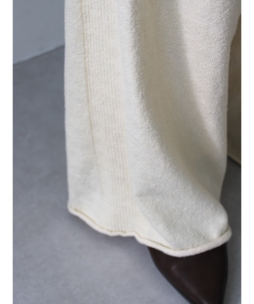 Ungrid（アングリッド）の「ミニループヤーンワイドニットパンツ（その他パンツ・レディース・ブラウン/アイボリー・FREE）」の21枚目の写真
