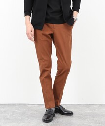 NOLLEY’S | コットンカルゼ裏微起毛ストレッチスリムフィット 25AW(チノパンツ)