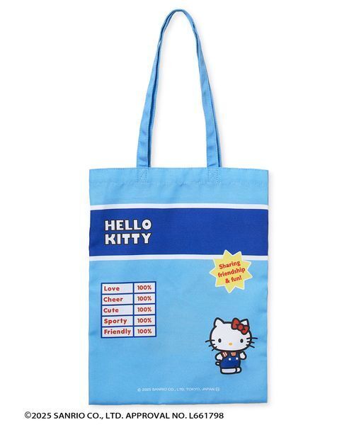 FURFUR(ファーファー)の「HELLO KITTYトートバッグ(トートバッグ・レディース・ブルー/レッド・F)」の11枚目の写真