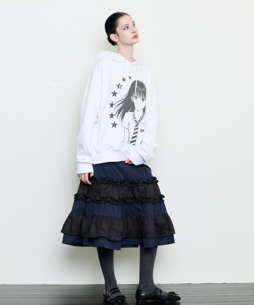 LUVISTRUE(ラヴイズトゥルー)の「EV POCKET SKIRT(スカート・レディース・ネイビー/ブラック・FREE)」の6枚目の写真