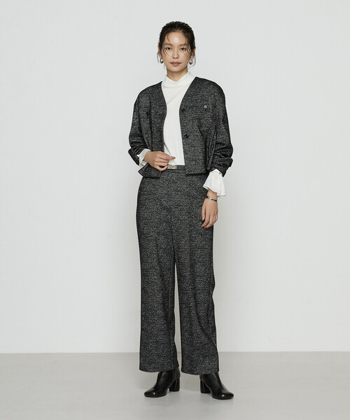 COMME CA（コムサ）の「フルダルスパンマイクロピーチ ブラウス（シャツ/ブラウス・レディース・グレー/ホワイト/ブルー系その他・11号/9号）」の8枚目の写真